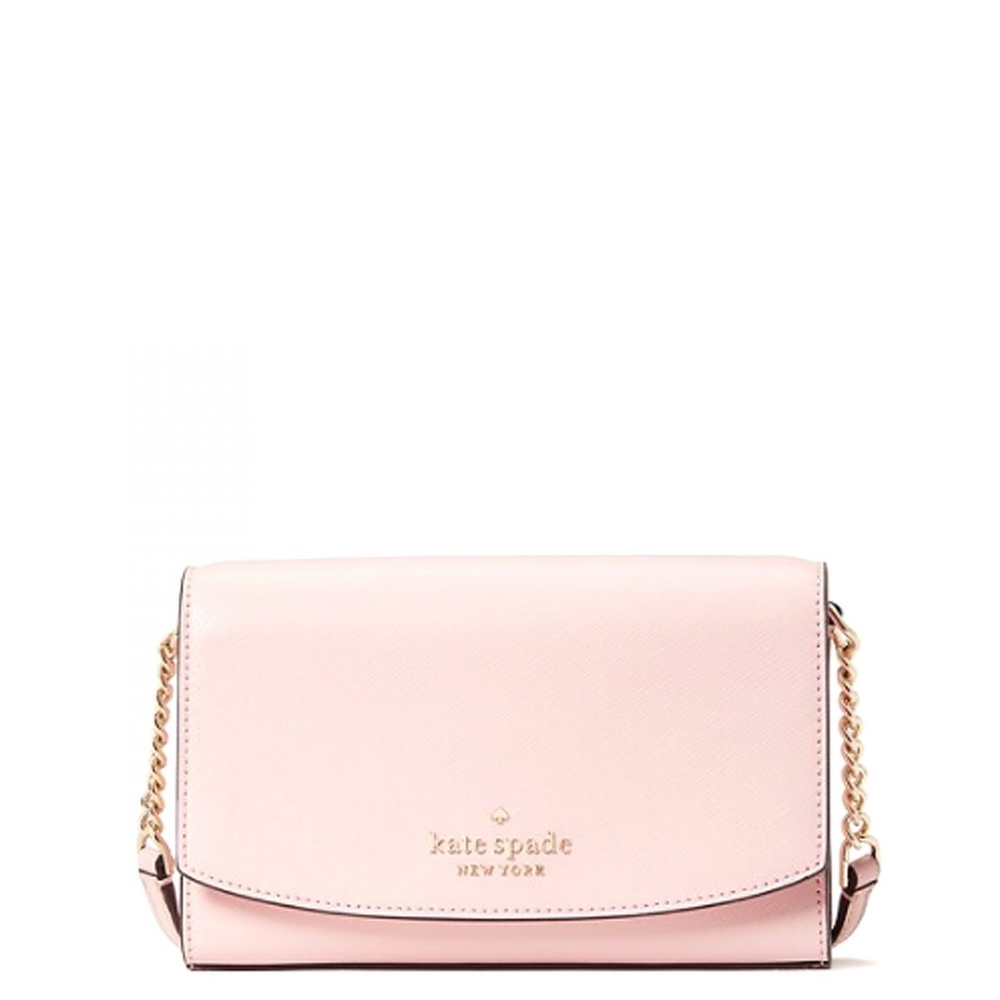 Kate Spade Staci Small Flap Crossbody BN with Tags in Light Crepe